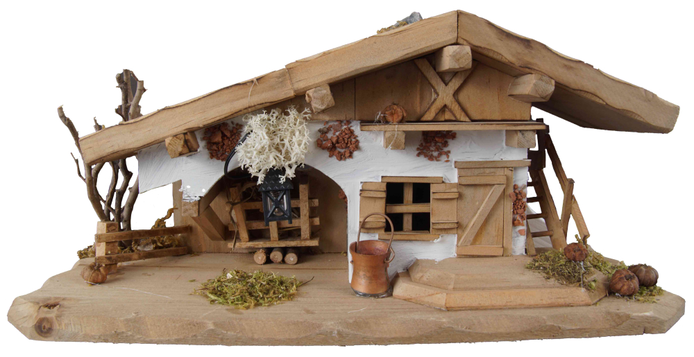 Weihnachtskrippe Schupf ohne Figuren